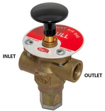 17610 Valvula de Control Bolsa de Aire Manual